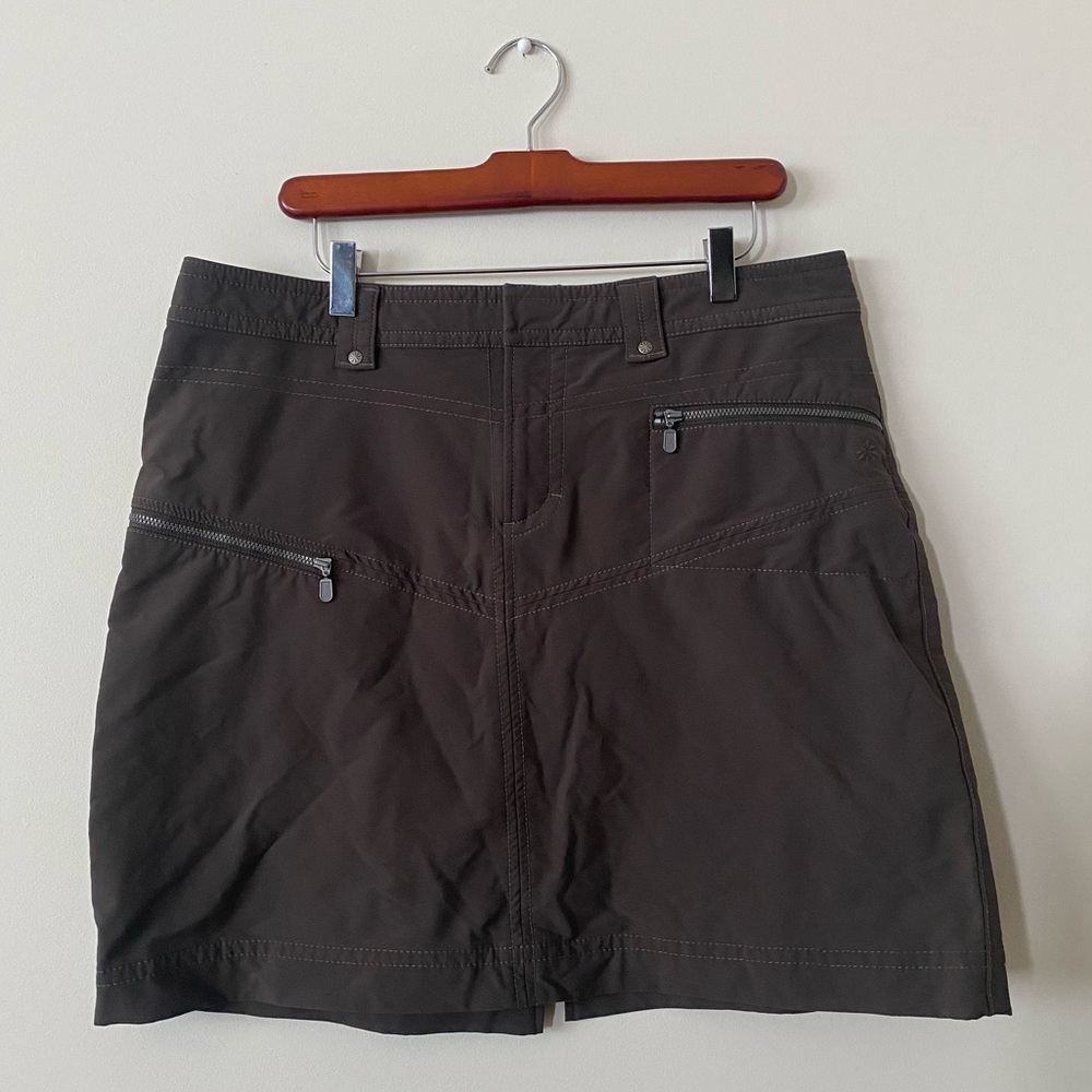 Athleta Womens Athletic Skirt Olive Green Style 45335 Size 14